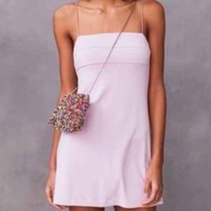 Silence + Noise Audrey A-Line Mini Slip Dress